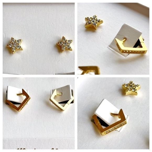 Madewell Cosmic Mismatched Earring Set - Picture 7 of 9